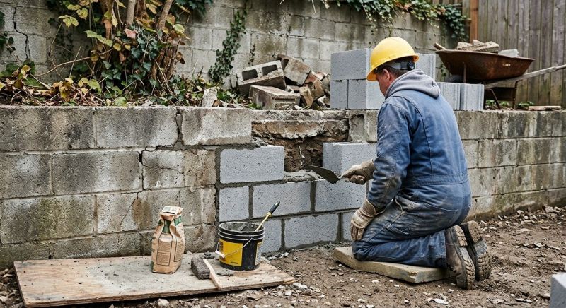 Block Wall Repair in Palmer Lake, CO