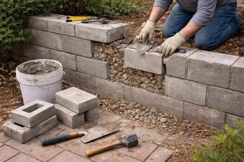 Block Wall Repair in Sedalia, CO