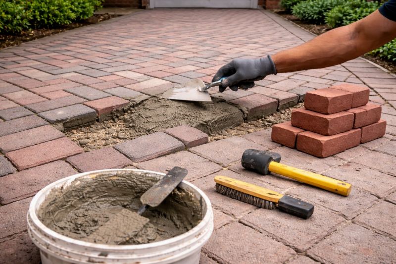 Brick Driveway Repair in Woodland Park, CO