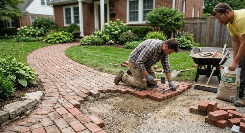 Brick Flatwork Repair in Monument, CO