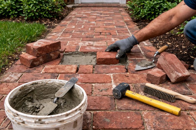 Brick Pathway Repair in Woodland Park, CO