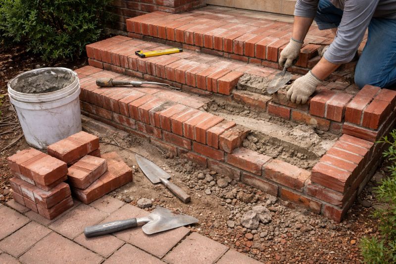 Brick Stairs Repair in Woodland Park, CO