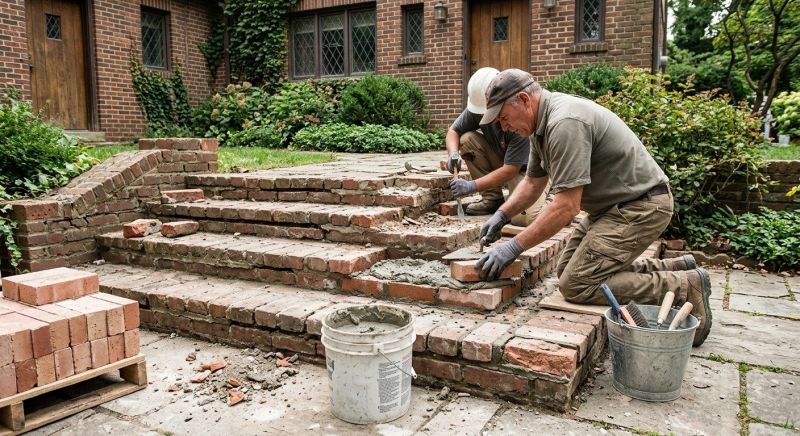 Brick Stairs Repair in Teller County, CO