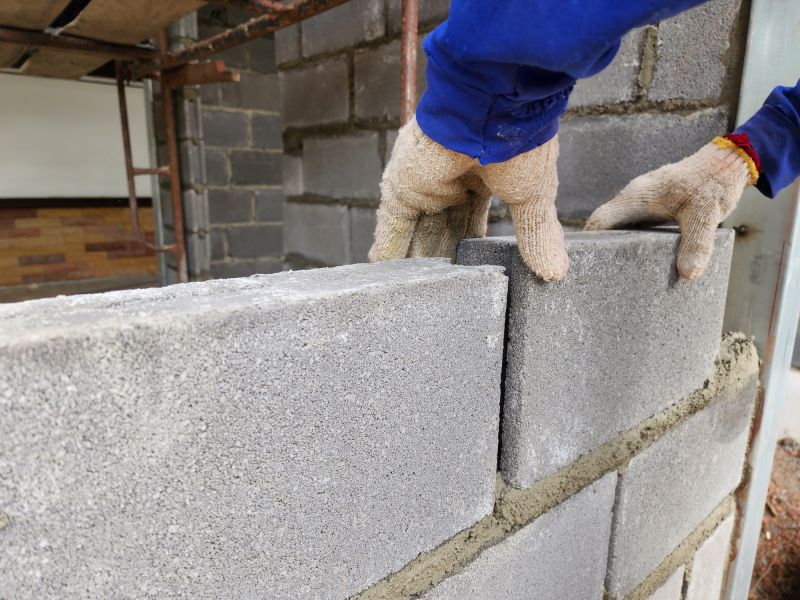 Cinder Block Wall Repair in Larkspur, CO
