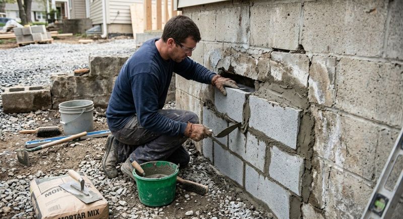 Concrete Block Repair in Monument, CO