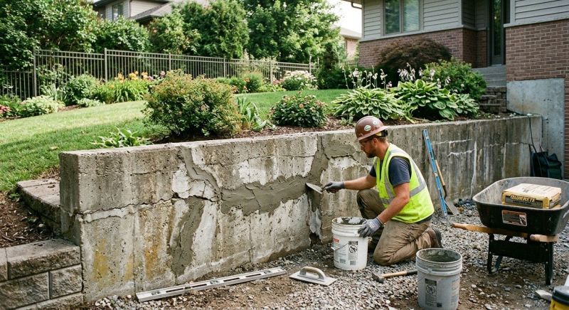 Retaining Wall Repair in Larkspur, CO