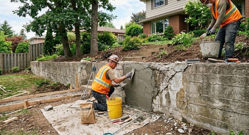 Retaining Wall Repair in Woodland Park, CO