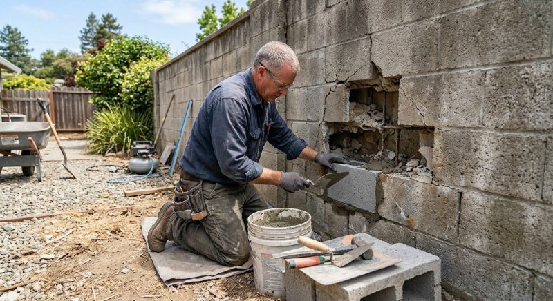 Rock Wall Repair in Woodland Park, CO
