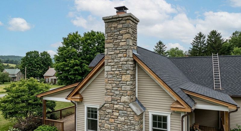 Stone Chimney Installation in Palmer Lake, CO