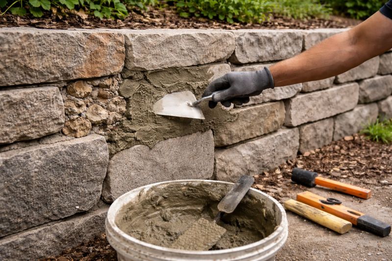 Stone Column Repair in Woodland Park, CO