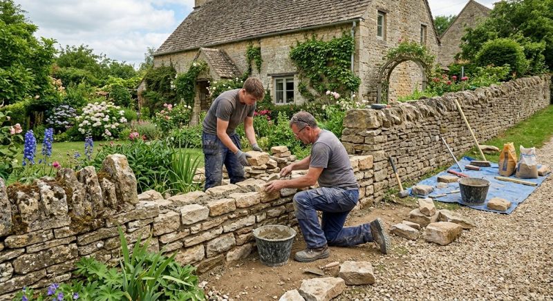 Stone Wall Repair in Florissant, CO